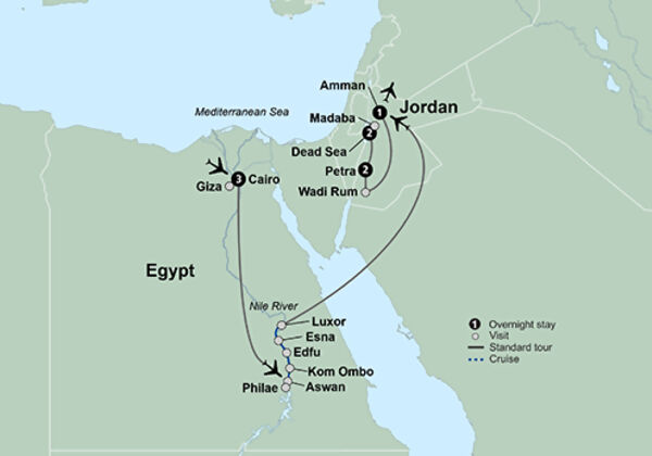 Journey Through Egypt and Jordan 